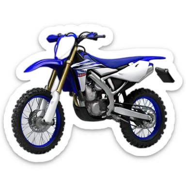 Motocross yamaha sticker
