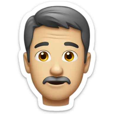 men confusion sticker