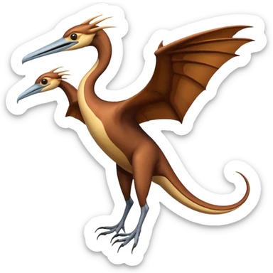 Make a quetzalcoatlus sticker