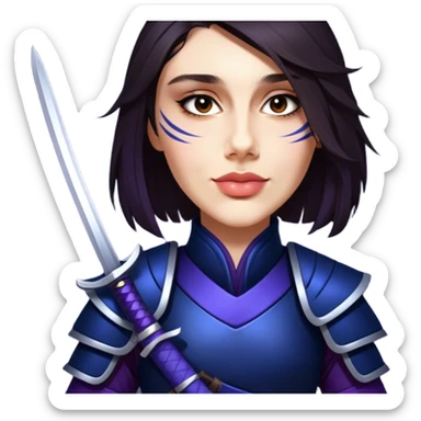 Mystic Samurai sticker