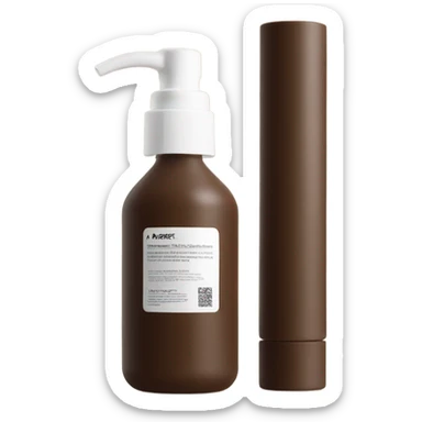 slim and tall brown beauty of joseon oil cleanser bottle with white chinese label and white pump sticker