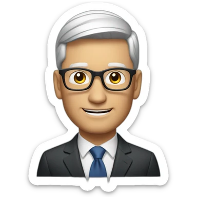 Tim Cook making presentation sticker