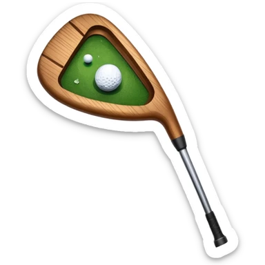 Broken golf club sticker