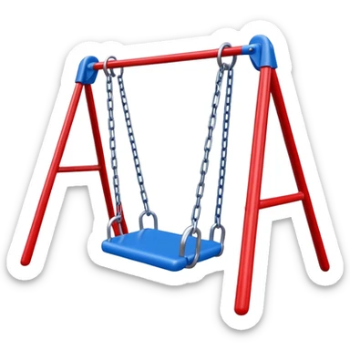 Playground swing set  sticker