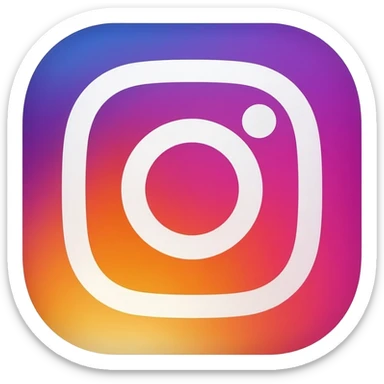 Instagram logo symbol sticker