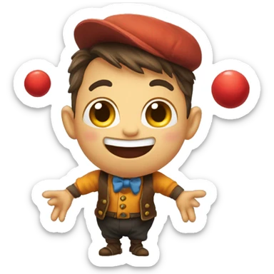 munchkin juggler sticker