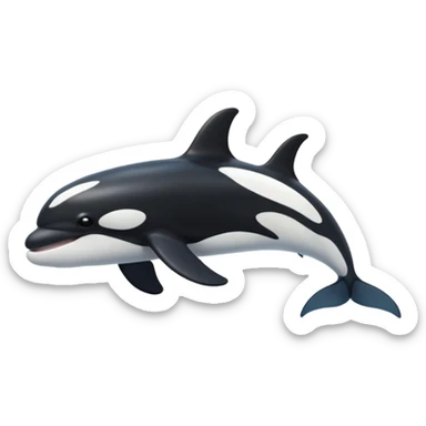killer whale sticker