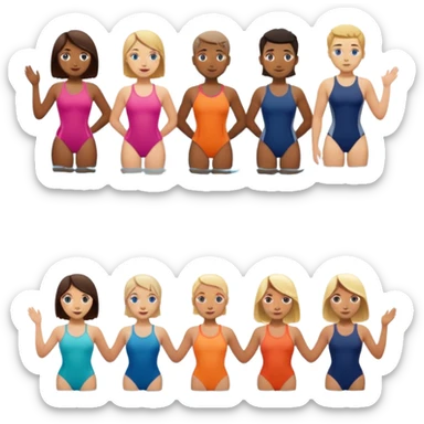 swim team sticker