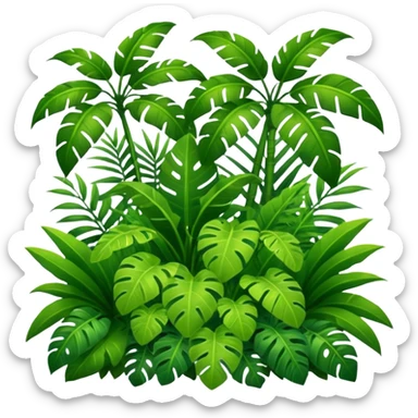 jungle sticker
