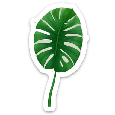 Monstera leaf  sticker