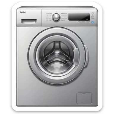 washing machine, simple and clear sticker