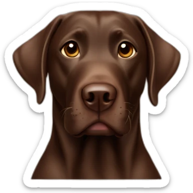 a-chocolate-lab-shaka sticker