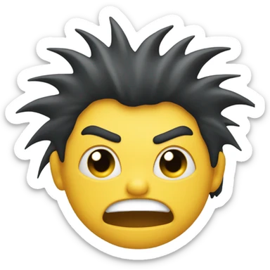 person headbanging sticker