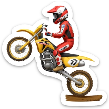 Moto cross sticker