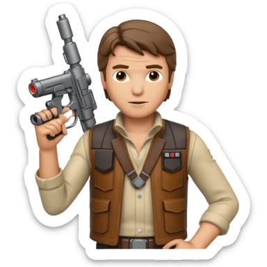 Han solo sticker
