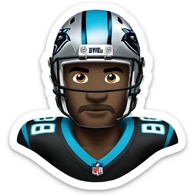 Carolina panther NFL sticker