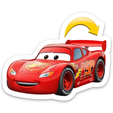 lightning mcqueen sticker