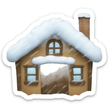snowing sticker