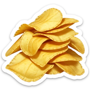 potato chips sticker