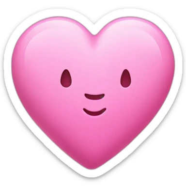 ca candy pink heart sticker
