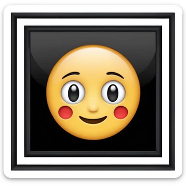 framed wall picture with border sticker