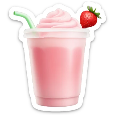 strawberry-milk-tea sticker