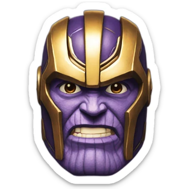 Thanos emoji sticker