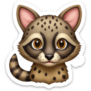 Civet cat sticker