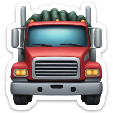 a truck monster sticker