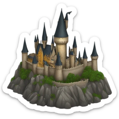 hogwarts castle sticker
