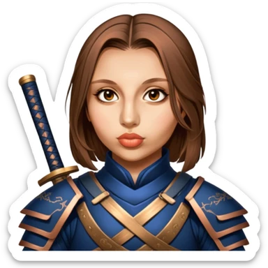 Vigilant Samurai sticker