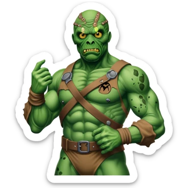 toxie from the toxic avenger sticker