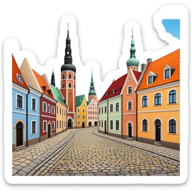 riga latvia sticker