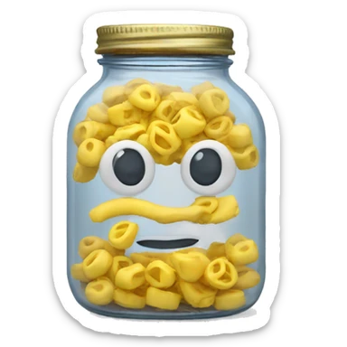 a jar of ideas sticker