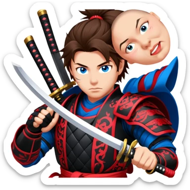 Daring Samurai sticker