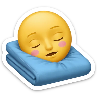 sleep emoji sticker