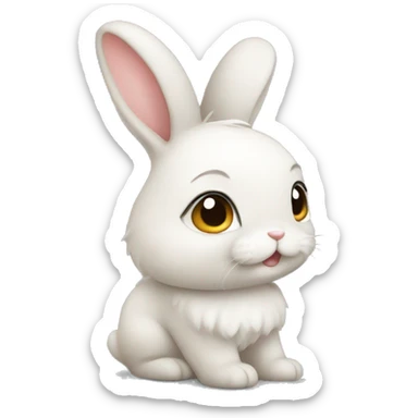 cute bunny sticker