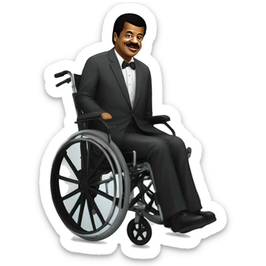 Neil Degrasse Tyson  Wheelchair sticker