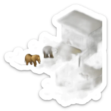 zoo enclosure sticker