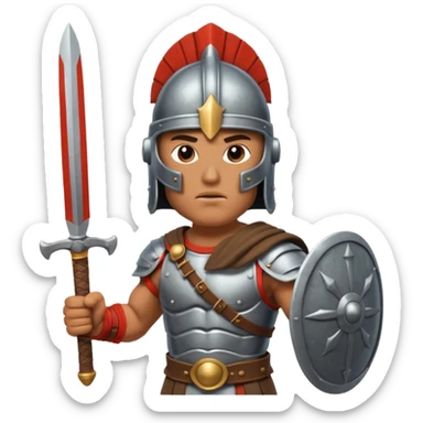 murmillo gladiator sticker