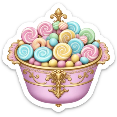 rococo candy sticker
