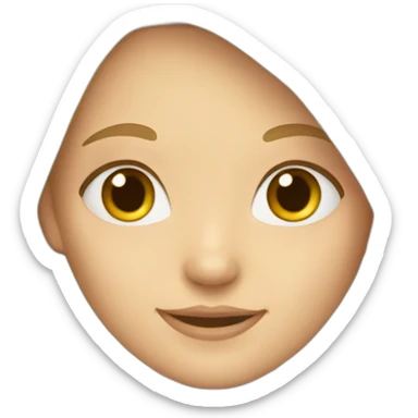 Girls is't blonds hair. sticker