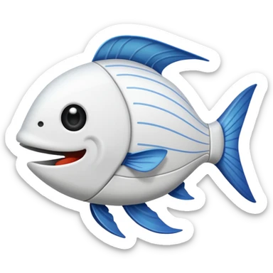ios fishbone emoji  sticker