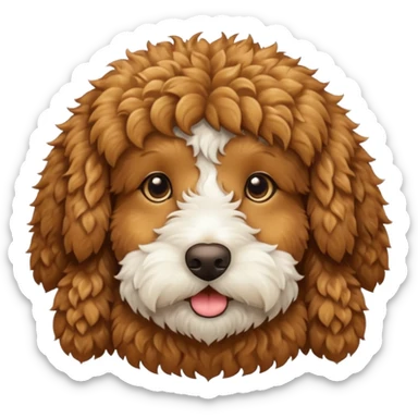 golden doodle  sticker