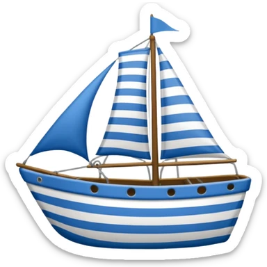 Marinière bleue  sticker