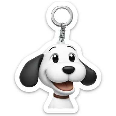 Snoopy keychain  sticker
