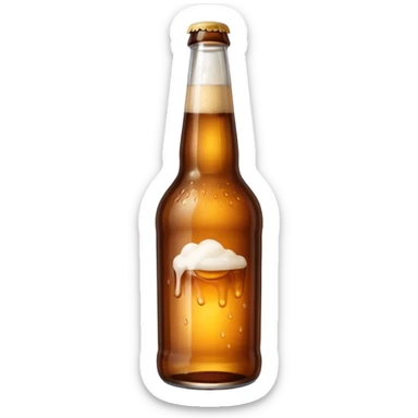 cerveza en botella de cafe  sticker