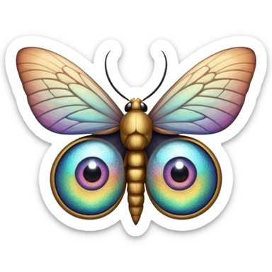 Moth eyes sticker