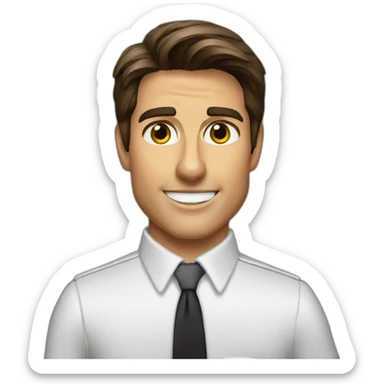 Tom Cruise waiter  sticker