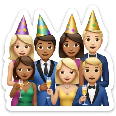 party celebration sticker